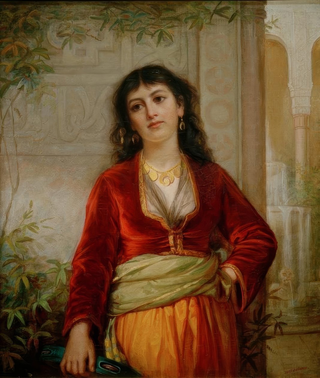 O companheiro indesejável: uma cena de rua no Cairo de John William Waterhouse