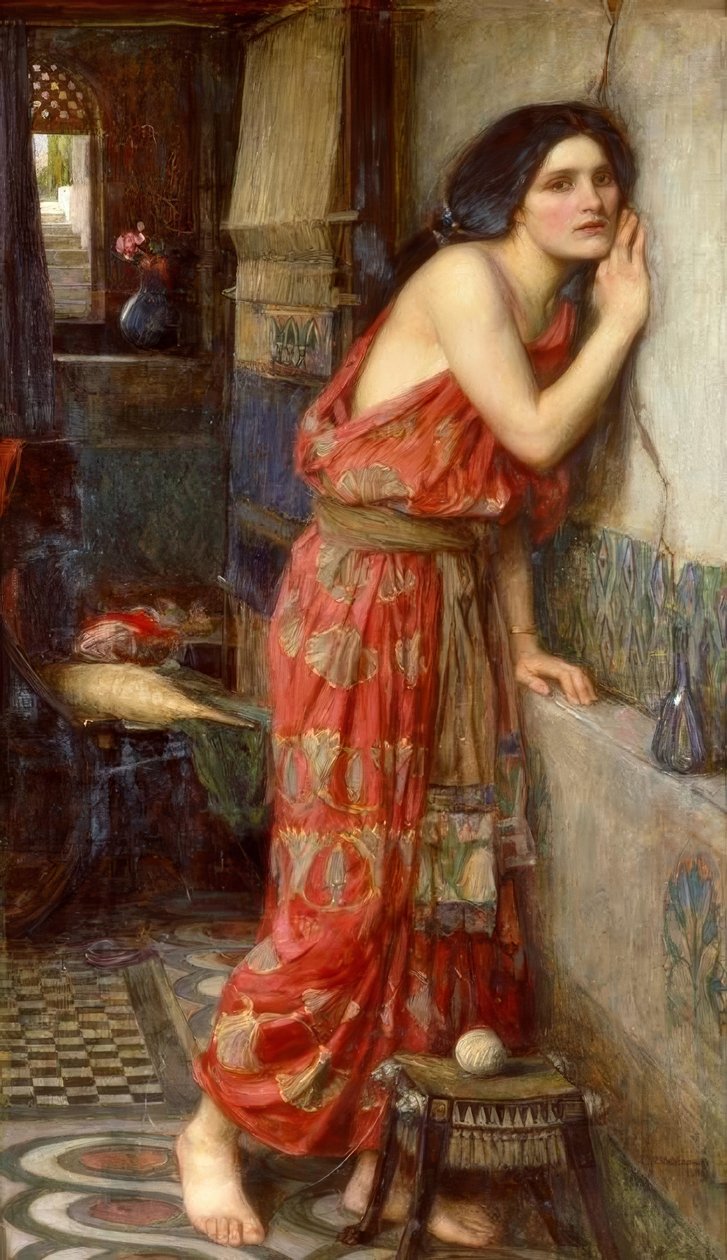 Thisbe ou o ouvinte de John William Waterhouse