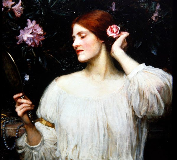 Vanity, c.1910 (óleo sobre tela) de John William Waterhouse