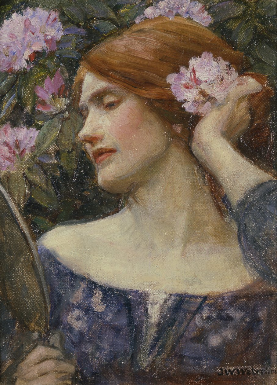 Vanity, c.1910 (óleo sobre tela) de John William Waterhouse