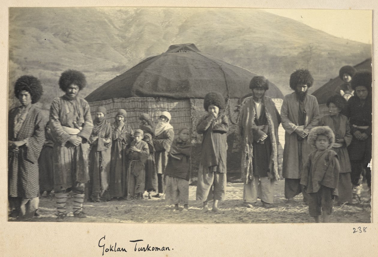 Província de Razavi Khorasan, Irão, c.1908 (foto a p/b) de John Williams Watson