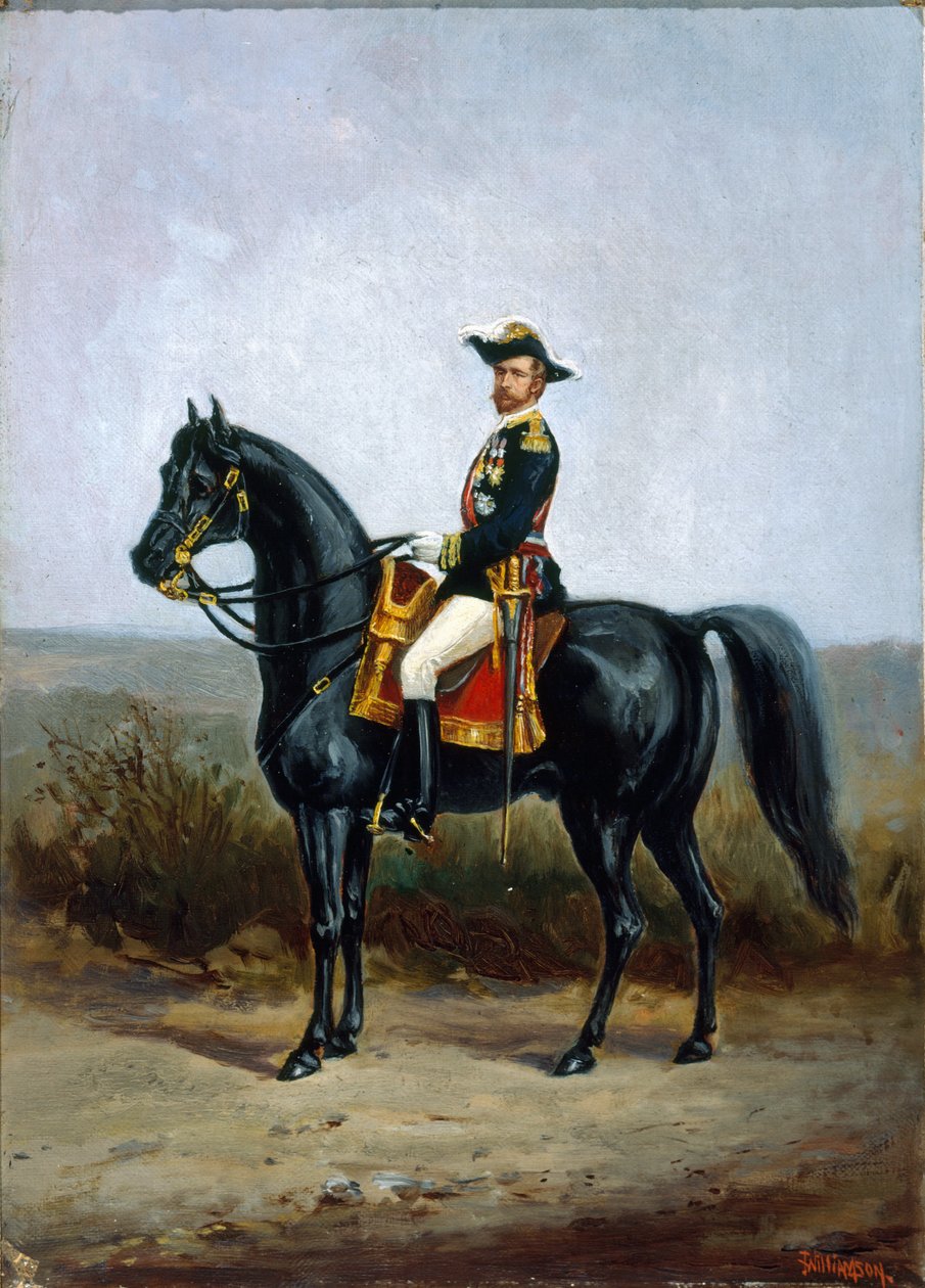 Retrato do general Georges Boulanger 1837-1891, c. 1880. de John Williamson