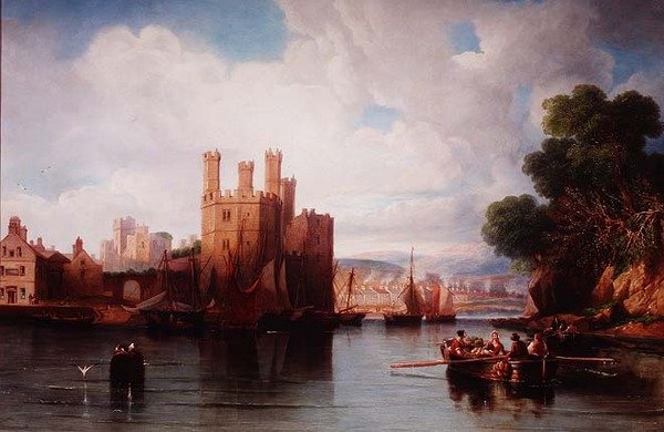 Castelo de Caernarvon de John Wilson Carmichael