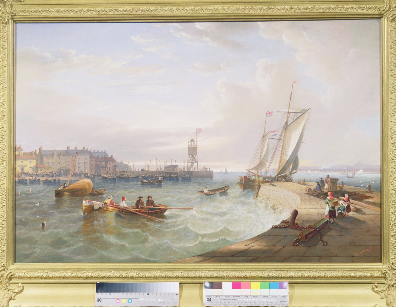 O porto em Hartlepool de John Wilson Carmichael