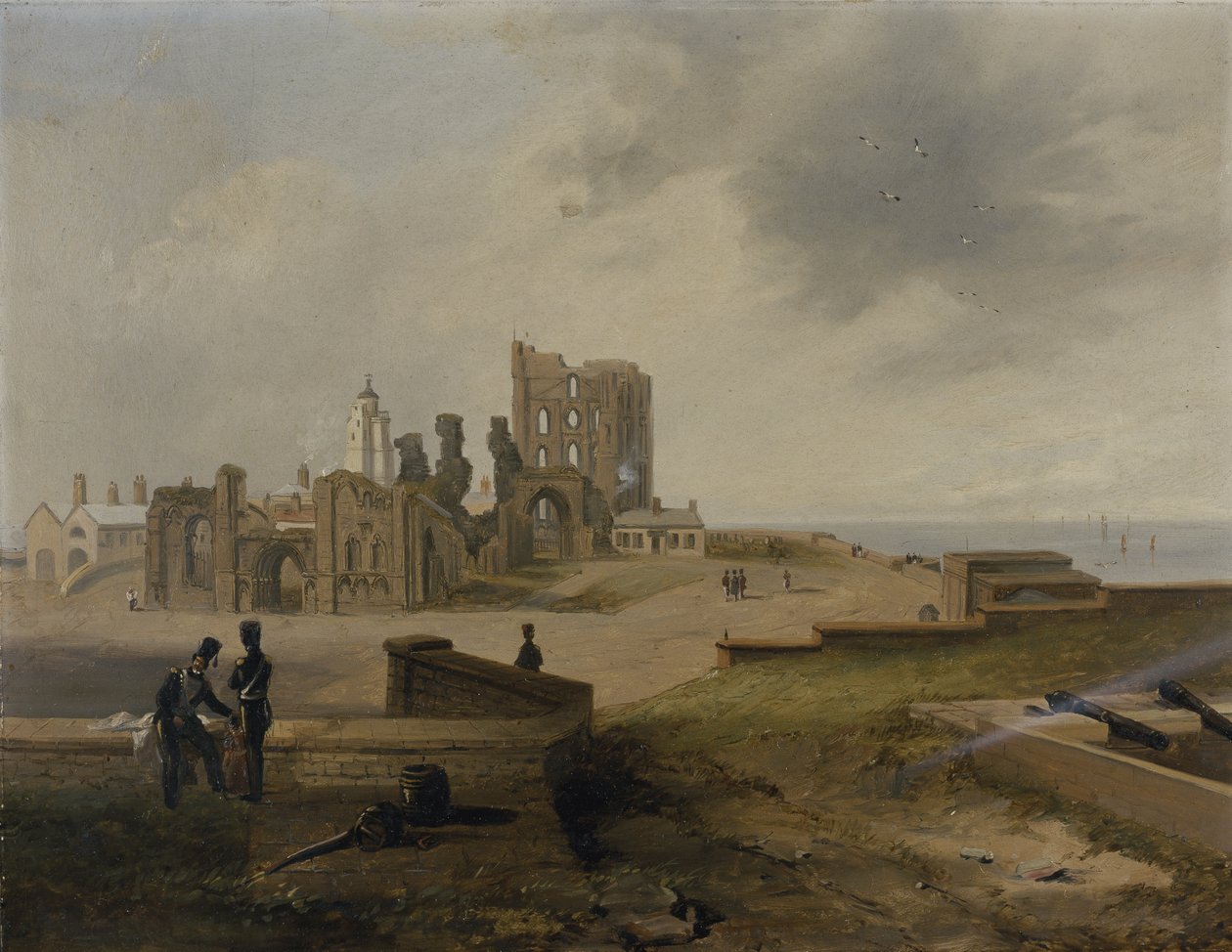 Priorado de Tynemouth do Oriente de John Wilson Carmichael
