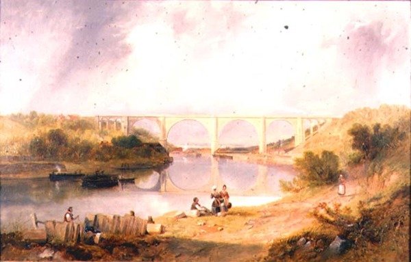 Ponte Victoria sobre o Rio Wear de John Wilson Carmichael