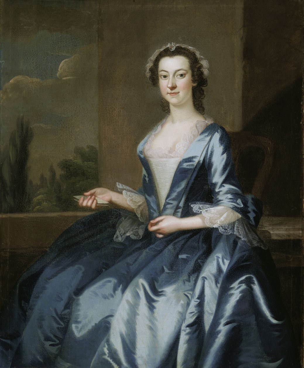 Retrato de uma Mulher de John Wollaston