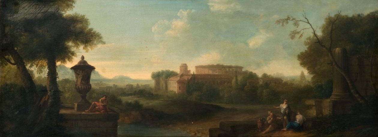 Roma do Monte Aventino, 1710. de John Wootton