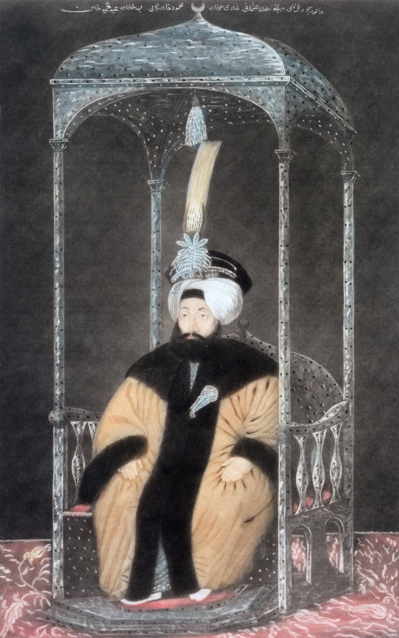 Mahmud II, imperador otomano, 1808 de John Young