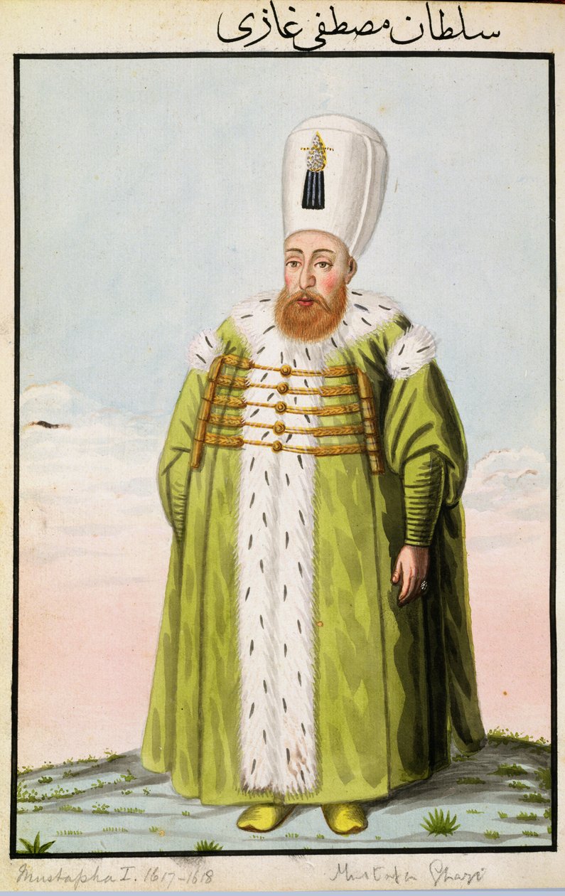 Mustafa I (1591-1639) Sultão 1617-18 de John Young
