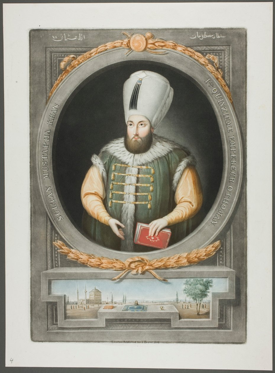 Mustapha Kahn, de Retratos dos Imperadores da Turquia de John Young