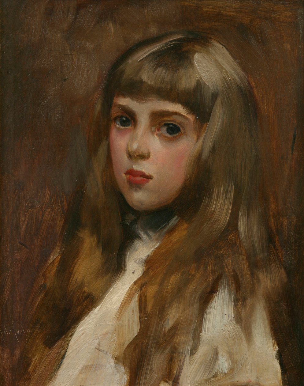 Retrato de Marjorie Armstrong, c.1895 de John da Costa