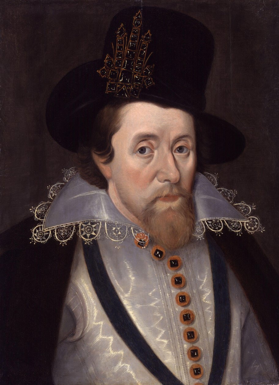 Rei Jaime I de Inglaterra e VI da Escócia de John de Critz