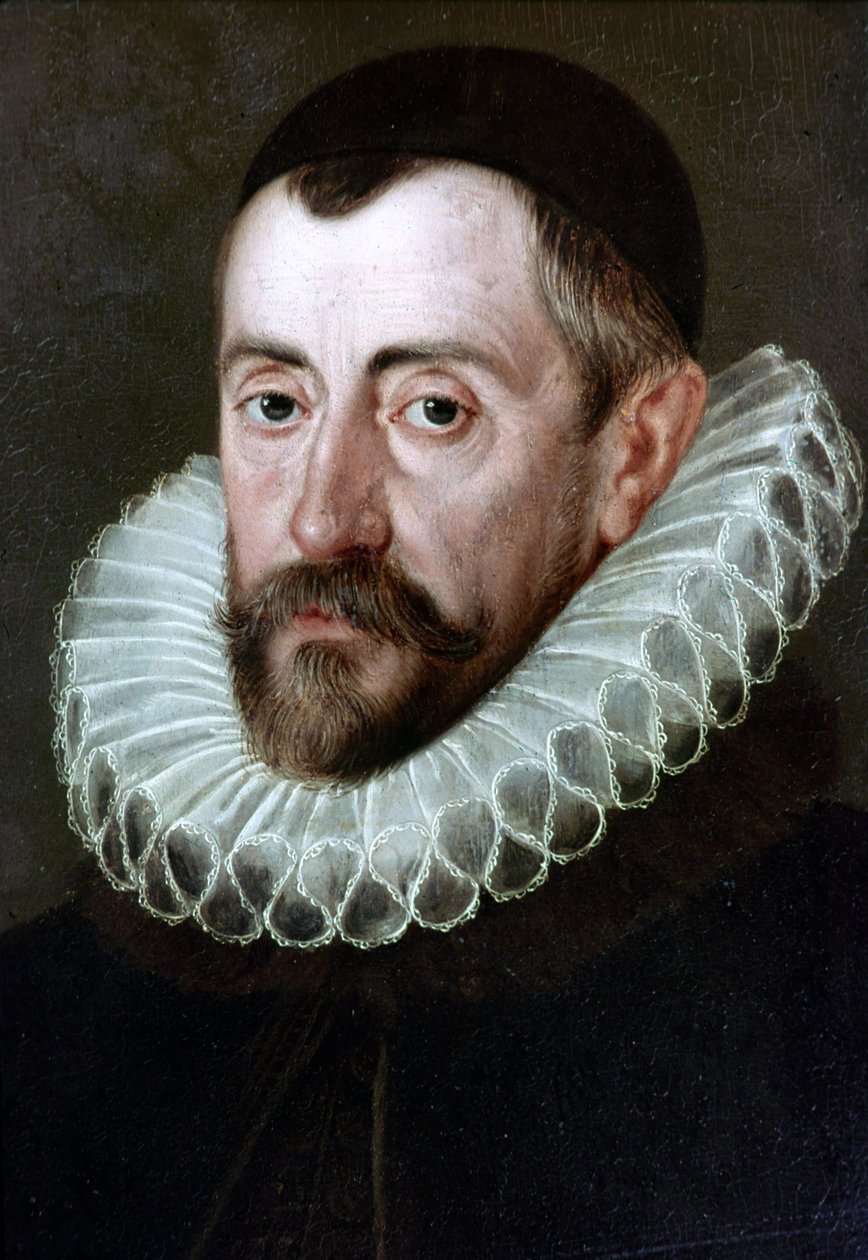 Sir Francis Walsingham (v.1532-1590), político inglês (pintura de J.de Critz).Galeria Nacional de Retratos de Londres de John de Critz