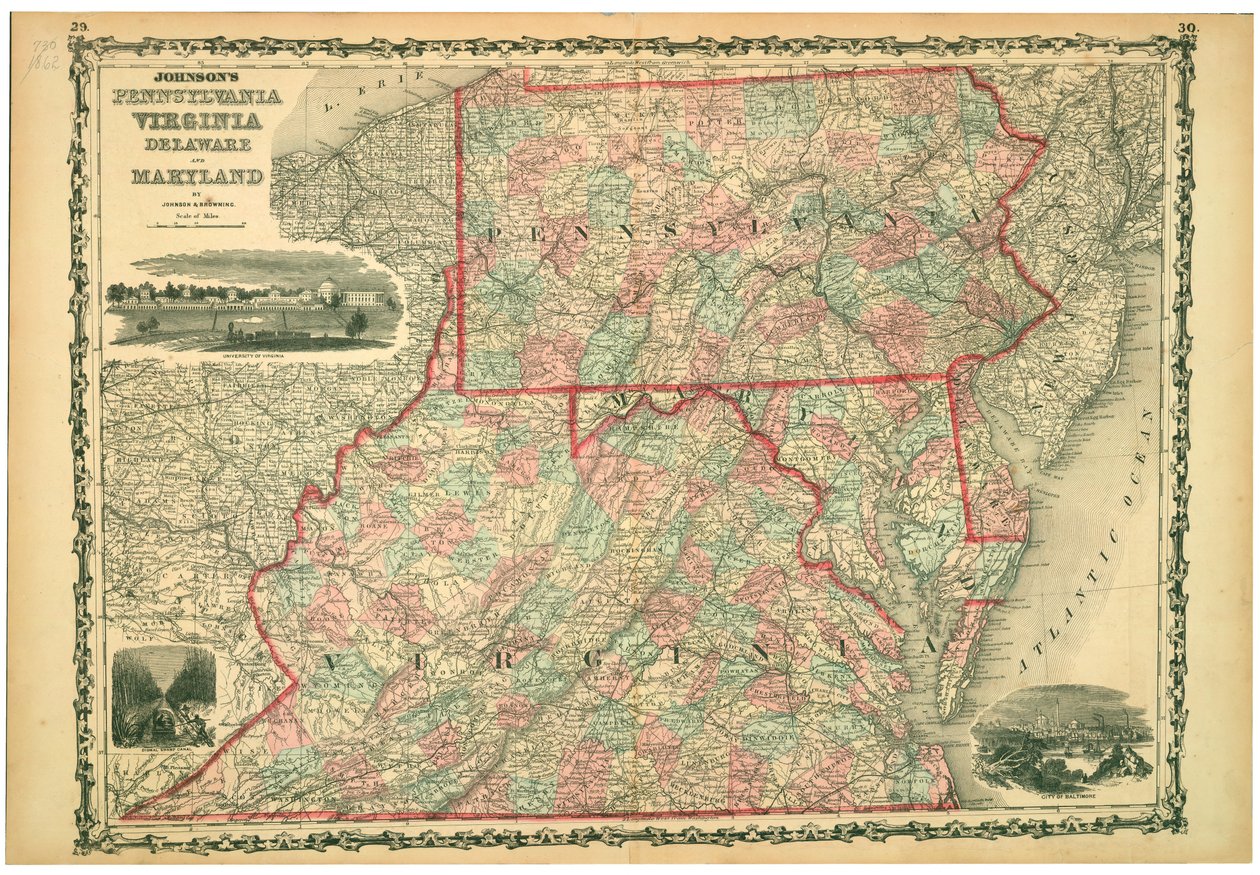 paisagem de Johnson and Browning