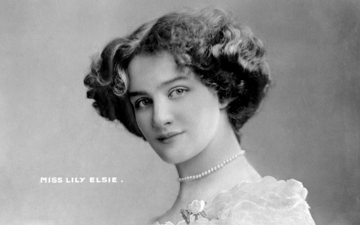 Lily Elsie 1886-1962, atriz inglesa, início do século XX. de Johnston and Hoffman