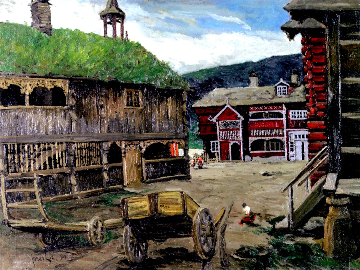 Uma vila norueguesa, 1909 de Jonas Lie