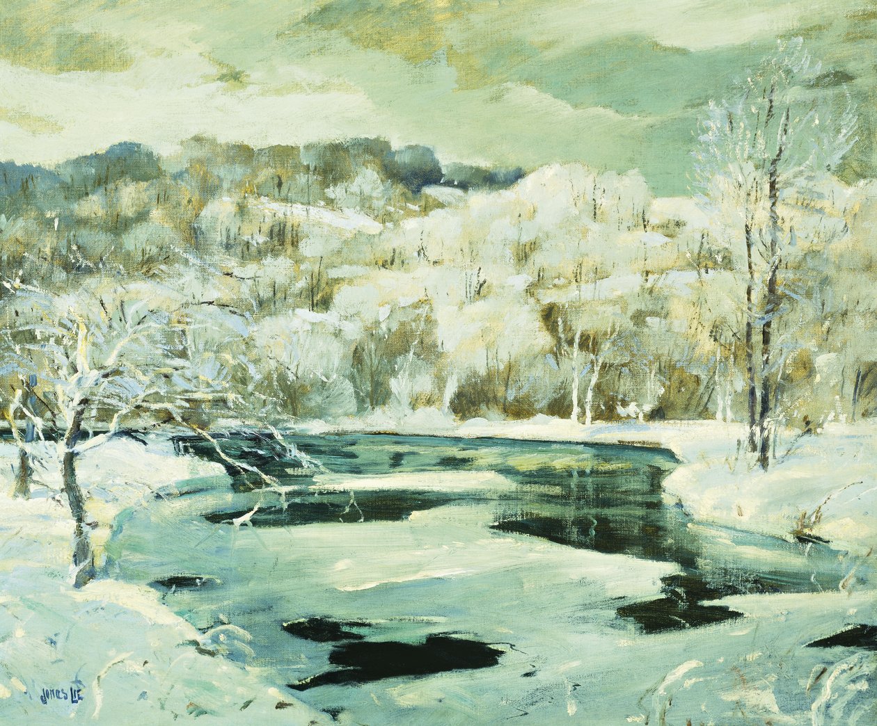 Árvores Frosted de Jonas Lie