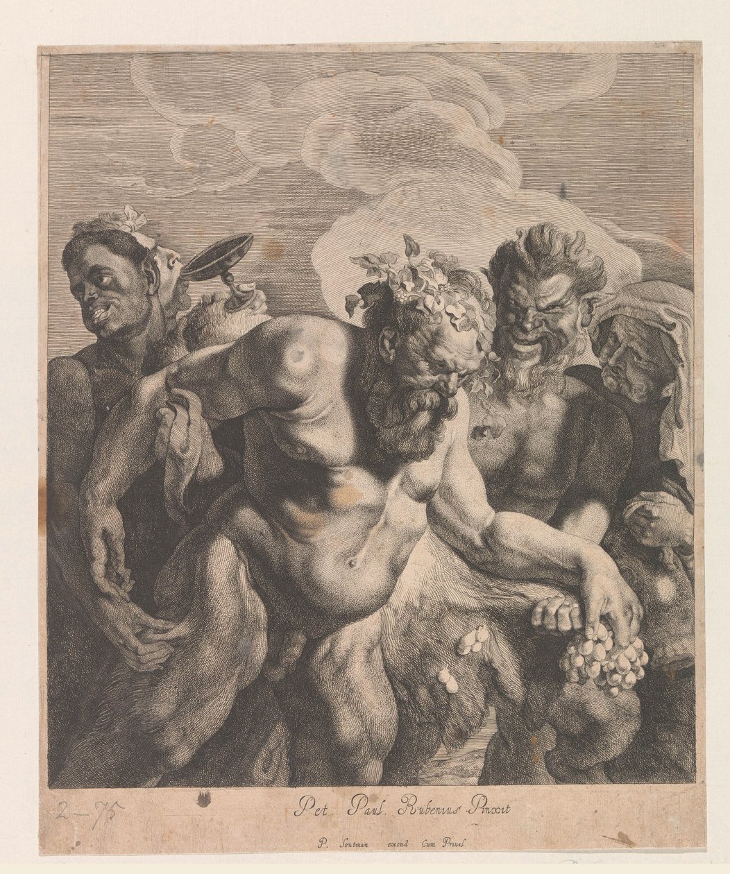 Silenus embriagado de Jonas Suyderhoef