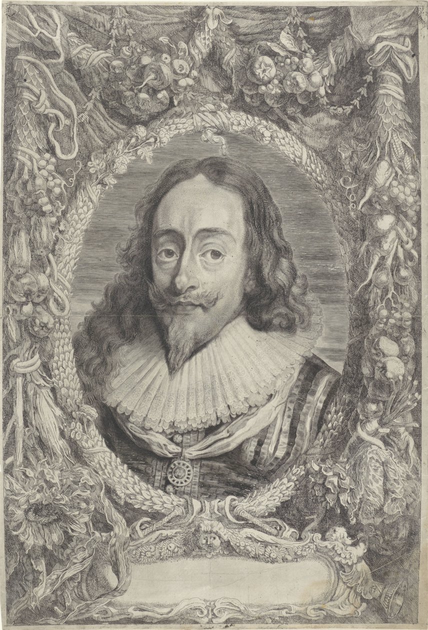 Retrato de Carlos I, rei de Inglaterra de Jonas Suyderhoef