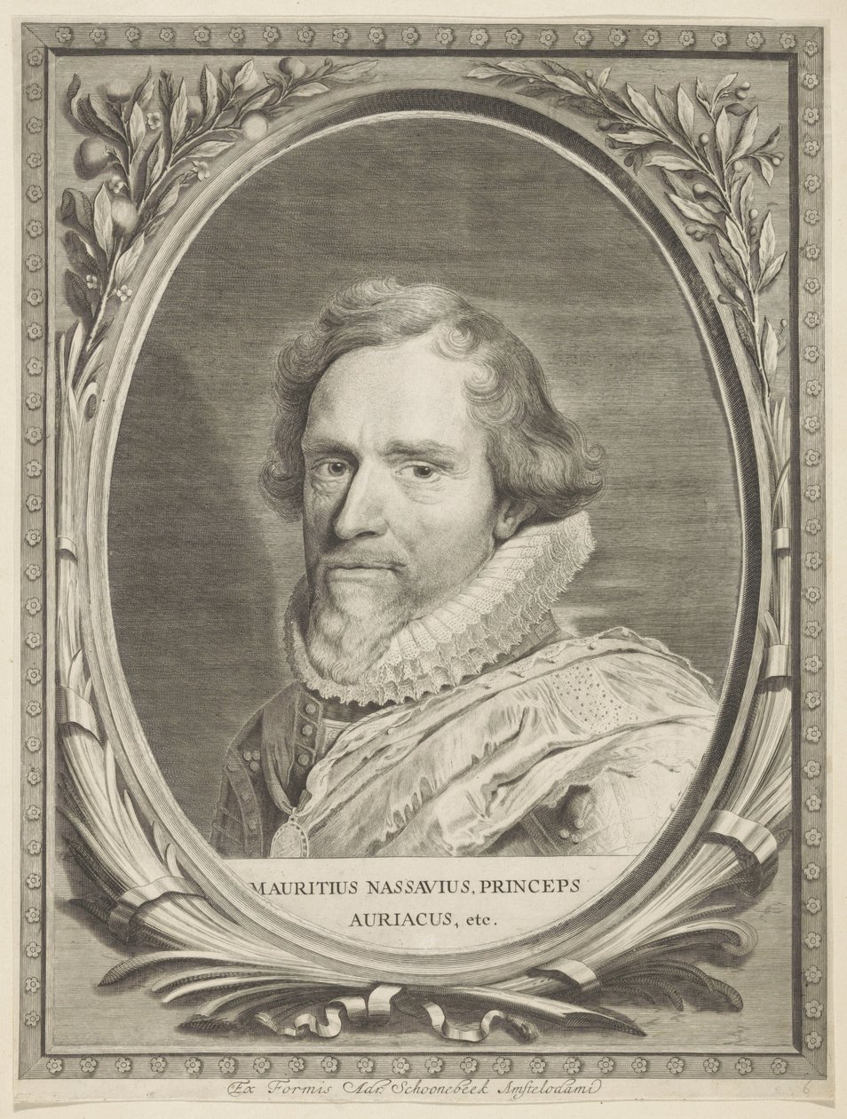 Retrato de Maurice, Príncipe de Orange
Comites Nassoviae (título da série) de Jonas Suyderhoef