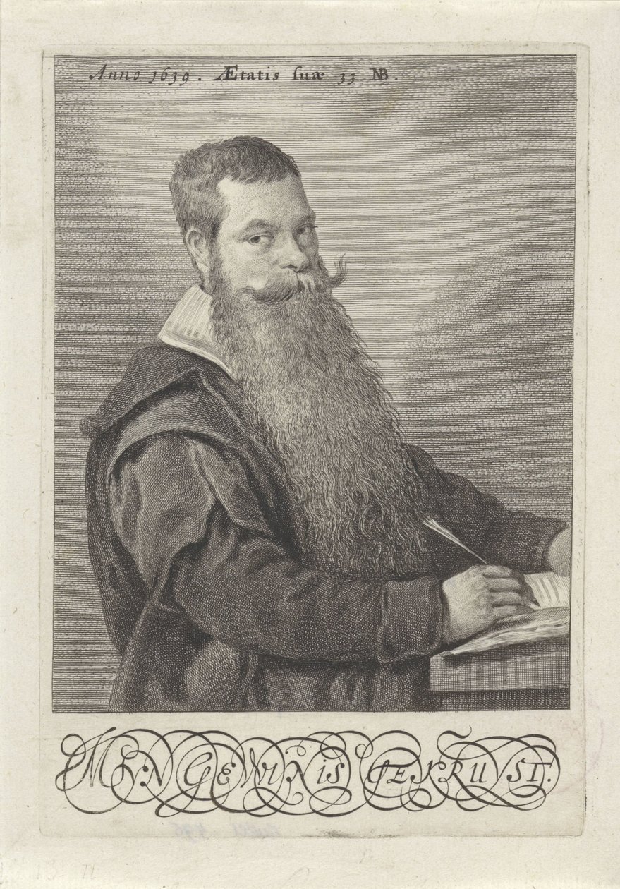 Retrato de Nicolaes Bodding van Laer de Jonas Suyderhoef