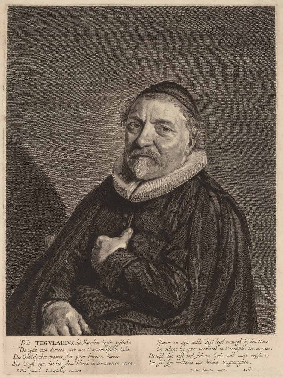 Adriaen Tegularius de Jonas Suyderhoff after Frans Hals