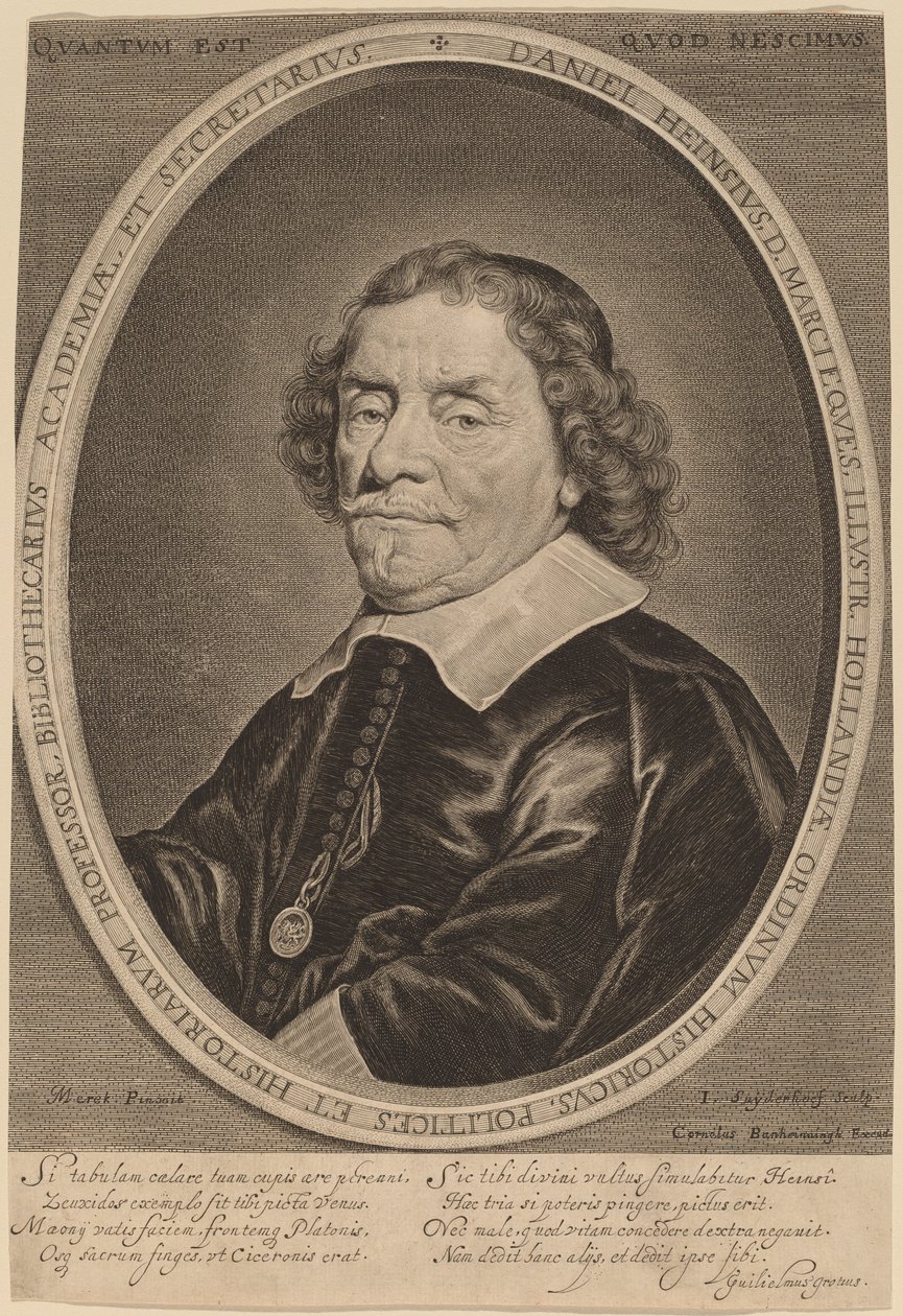 Daniel Heinsius de Jonas Suyderhoff after Jacob Fransz van der Merck