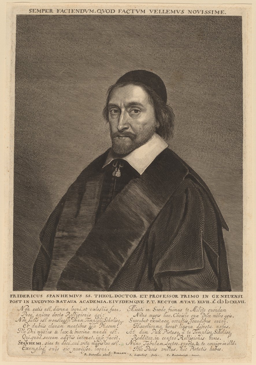 Frederick Spanheim de Jonas Suyderhoff after Pieter Dubordieu