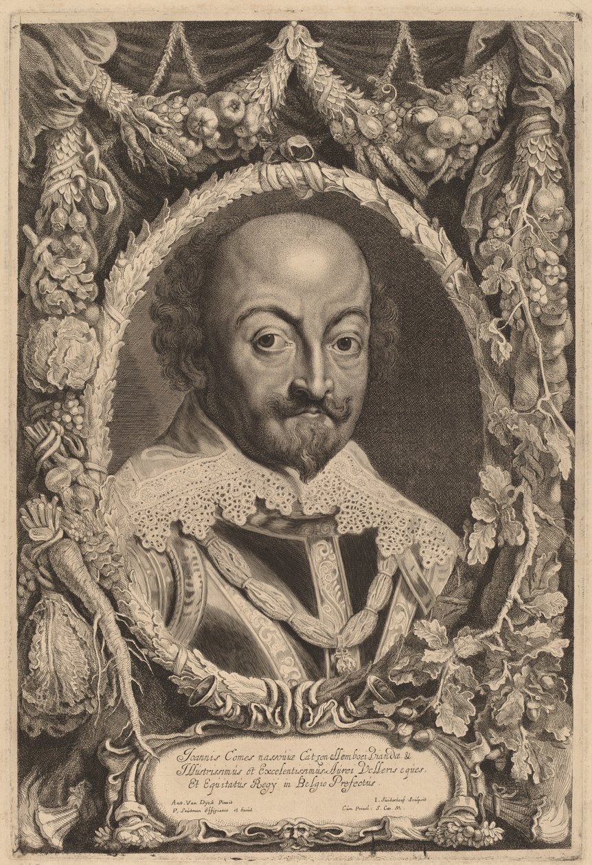 João, Conde de Nassau de Jonas Suyderhoff and Pieter Claesz Soutman after Sir Anthony van Dyck