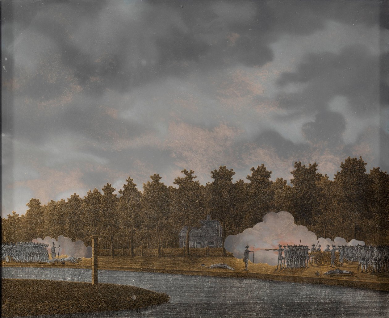 Troca de fogo no Vaartse Rijn perto de Jutphaas Tiroteio no Vaartse Rijn perto de Jutphaas de Jonas Zeuner