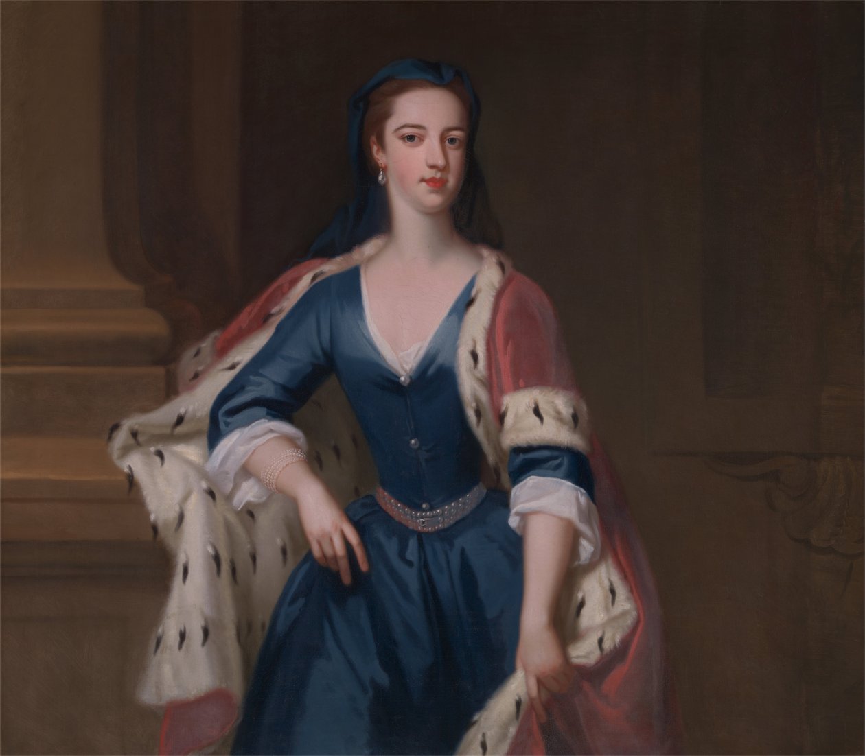 Lady Anne Cavendish (filha de Elihu Yale) de Jonathan Richardson
