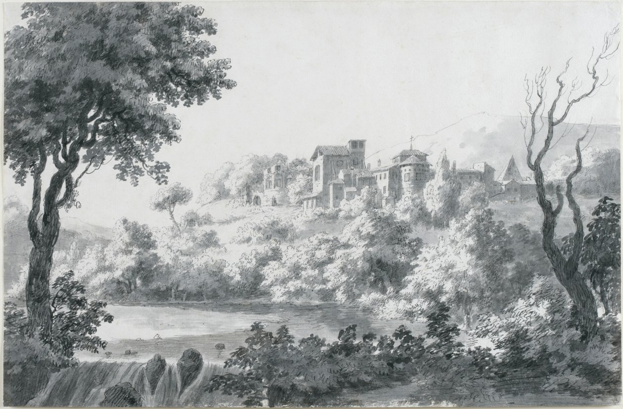 Uma visão de parte do Tivoli, 1758 de Jonathan Skelton