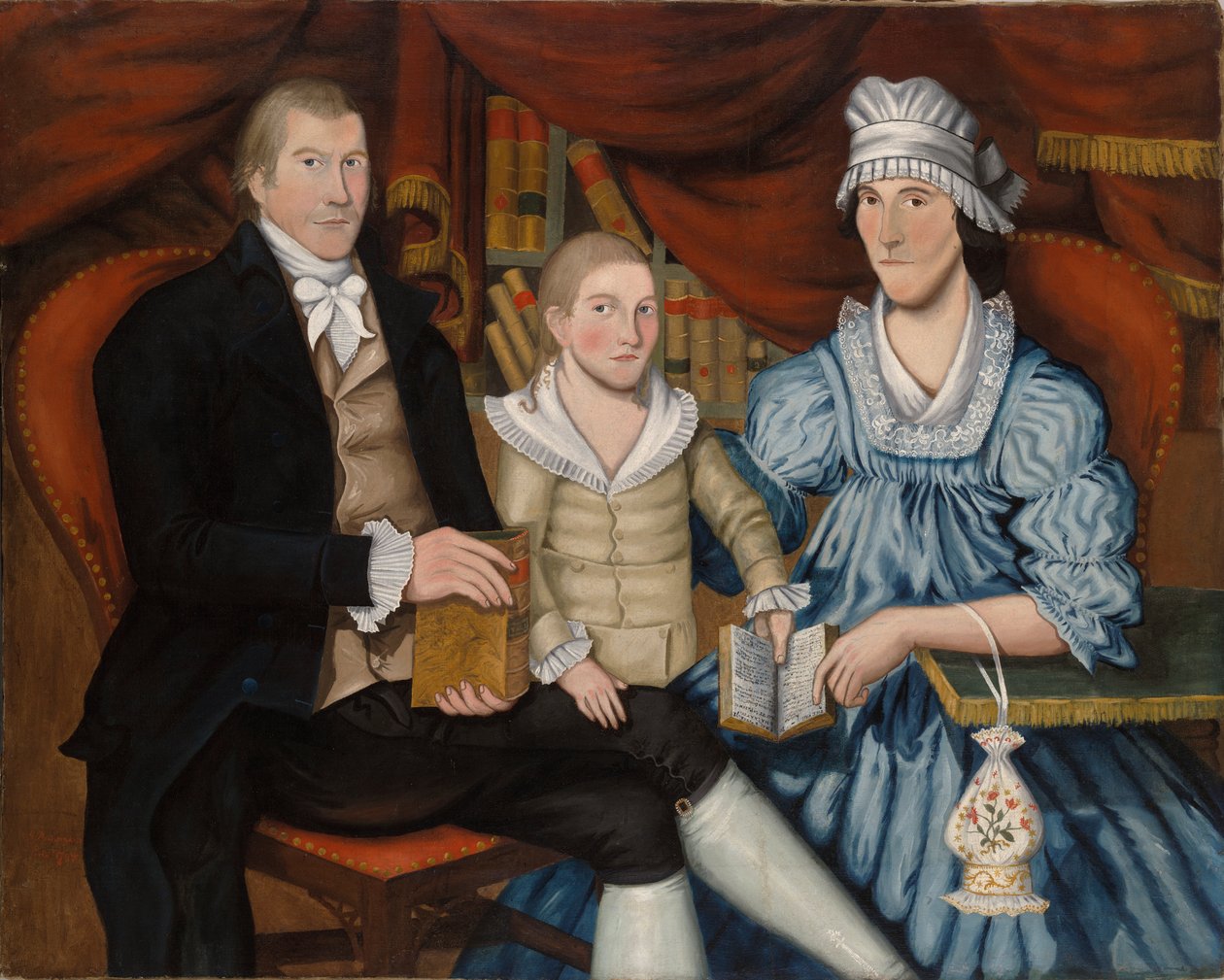 Retrato de George Eliot e família de Jonathan Budington
