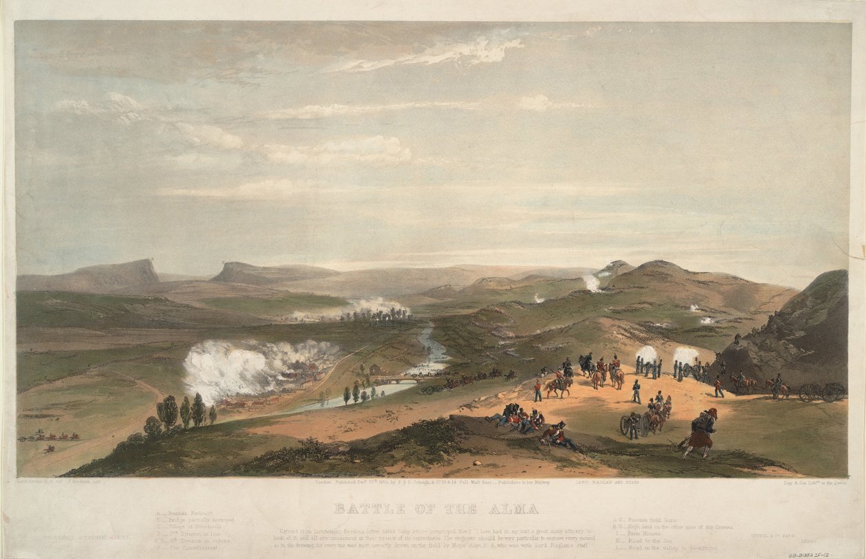 A Batalha do Alma em 20 de setembro de 1854, 1854 de Jonathan Needham