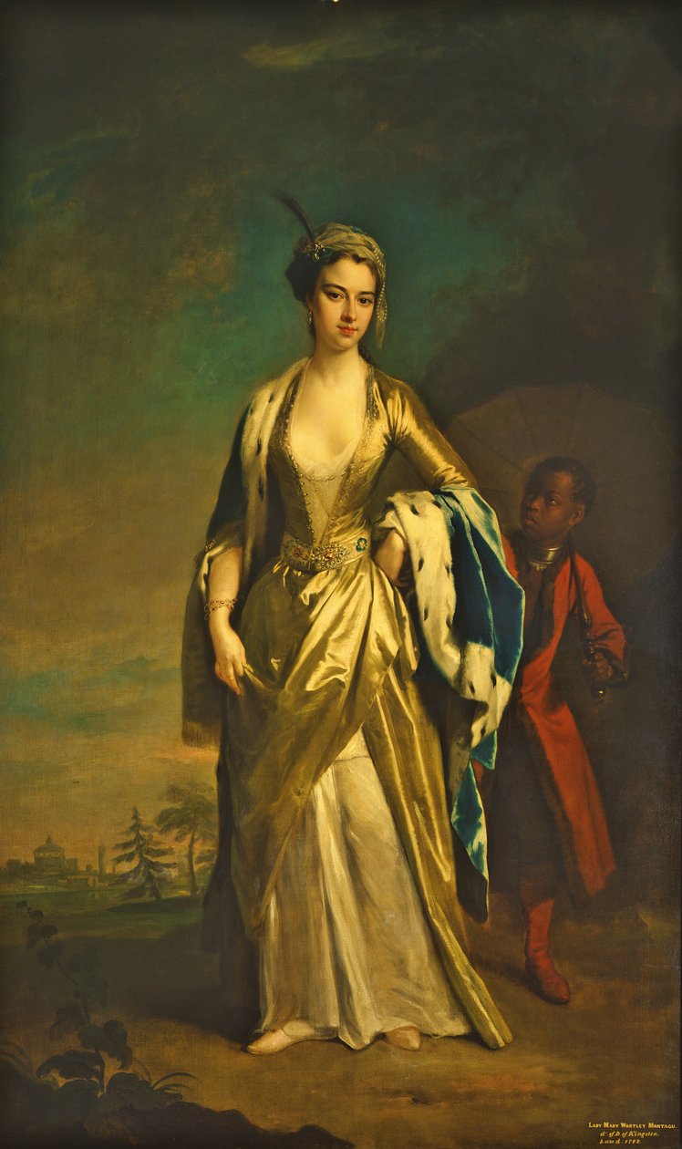 Lady Mary Wortley Montagu, cerca de 1725 de Jonathan Richardson