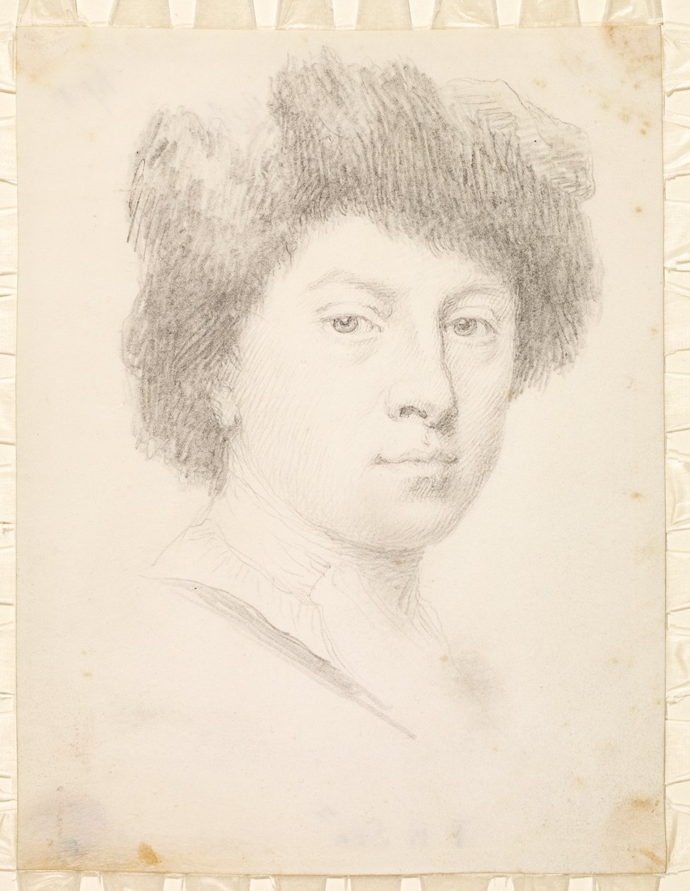 Autorretrato com trinta anos de idade, 1735 de Jonathan Richardson