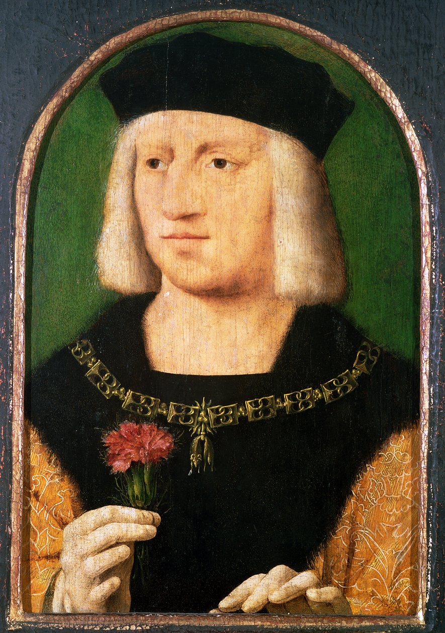 Imperador Maximiliano I, c.1508-09 (painel) de Joos van Cleve