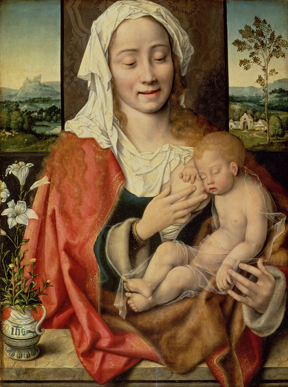 Madonna e Criança, c.1525-30 de Joos van Cleve