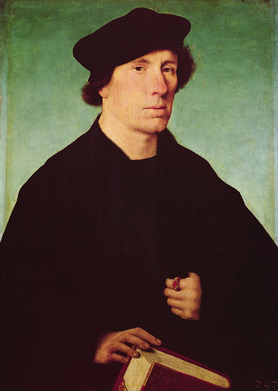 Retrato de um homem de Joos van Cleve