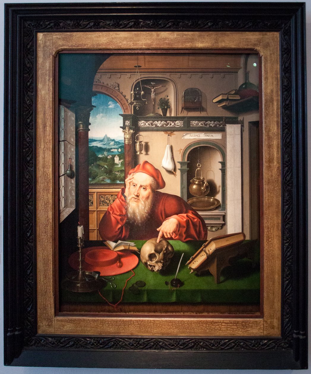 São JeromosnDeutsch: Der Heilige Hieronymusn de Joos van Cleve