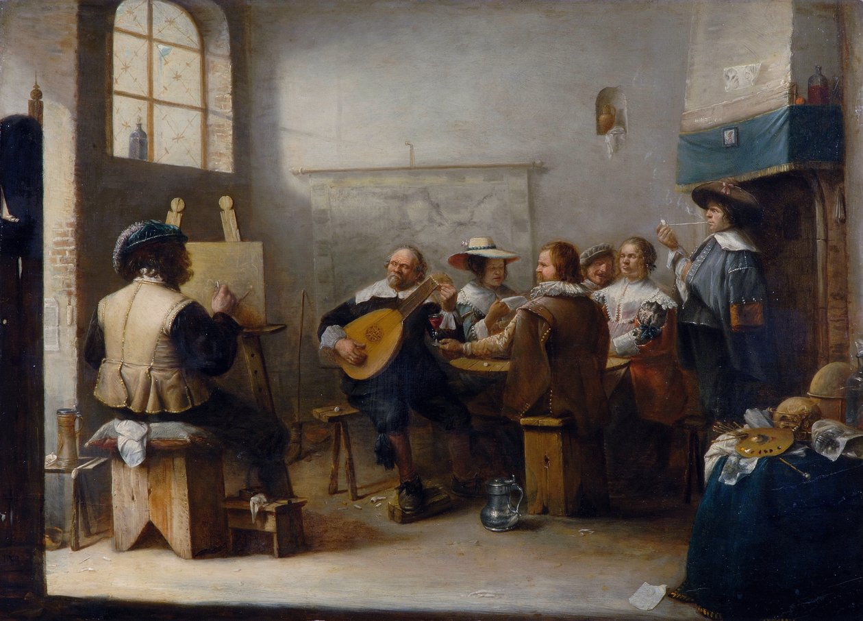 O estúdio do pintor de Joos van Craesbeeck