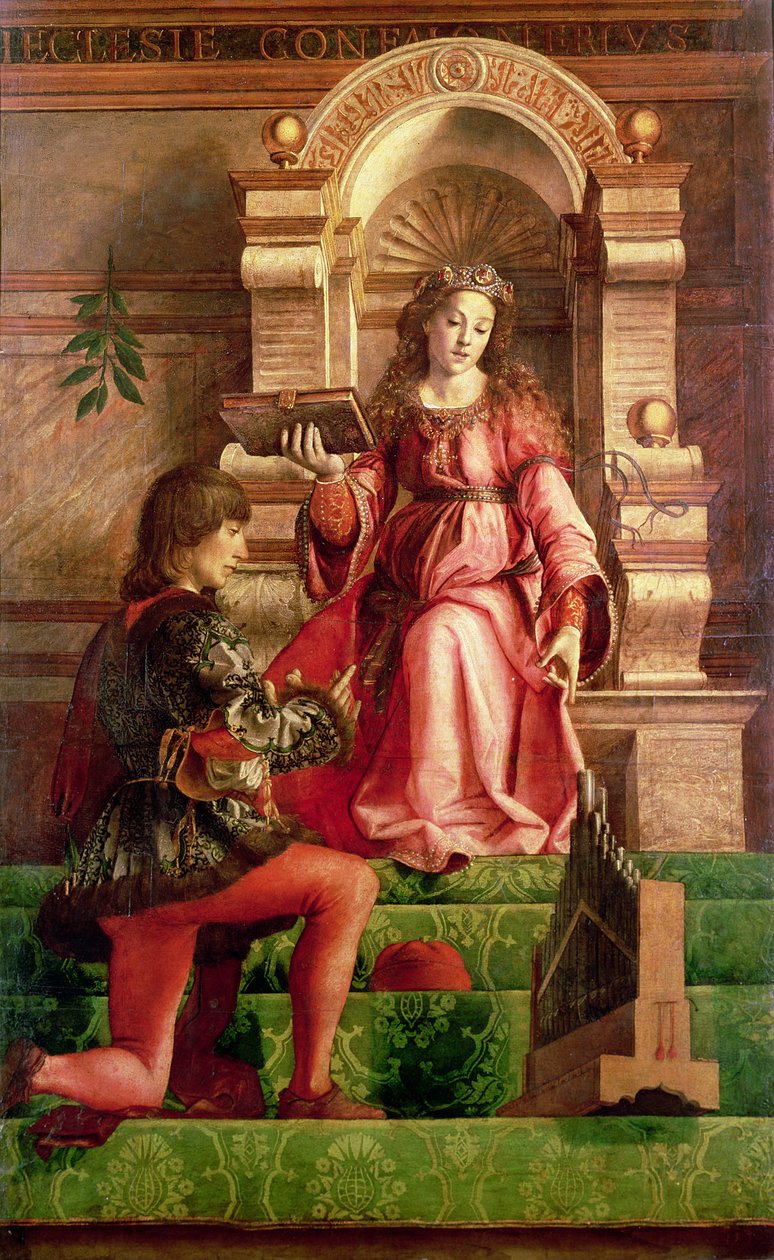 Música, c.1480 de Joos van Gent