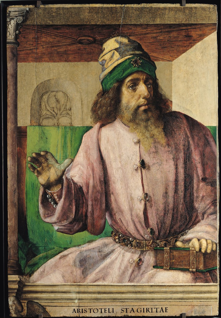 Retrato de Aristóteles (384-322 aC), c.1475 de Joos van Gent