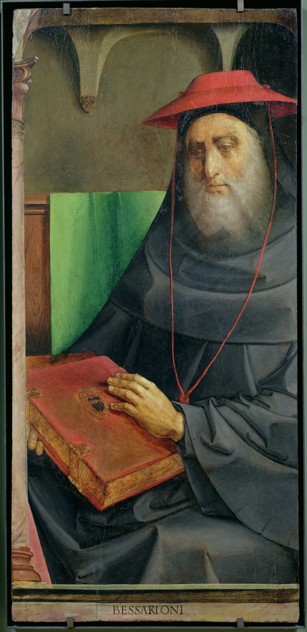 Retrato do Cardeal Bessarion (1402-72) c.1475 de Joos van Gent