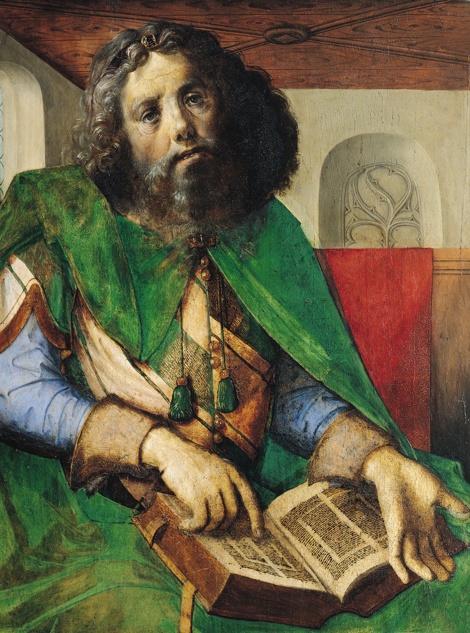 Retrato de Platão (429-347 aC) c.1475 de Joos van Gent