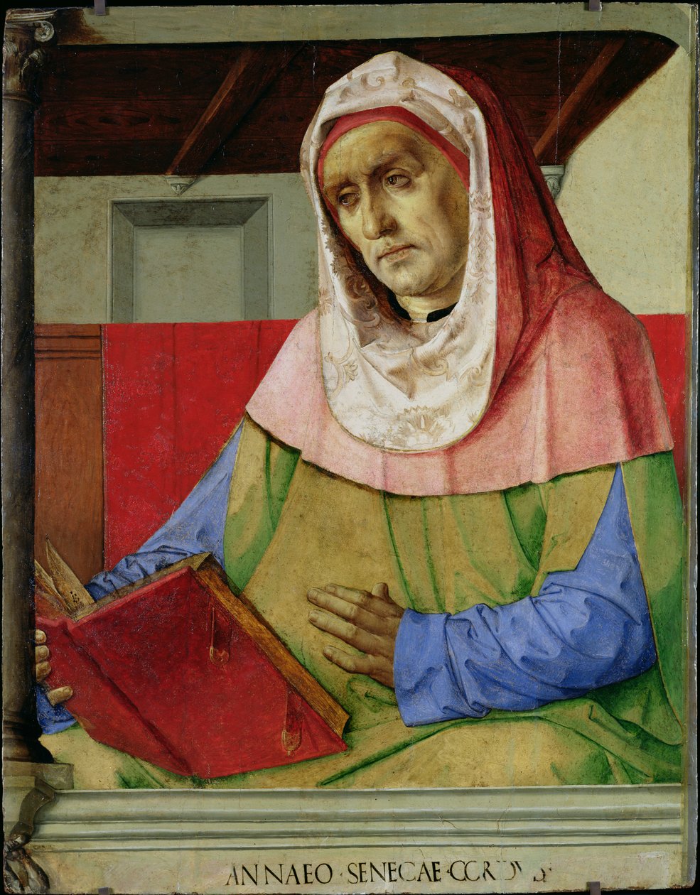 Retrato de Sêneca (2 aC-65 dC) c.1475 de Joos van Gent