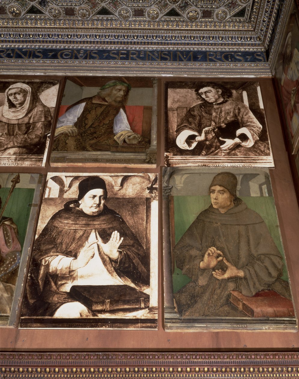 O estudo de Federigo de Montefeltro, duque de Urbino de Joos van Gent