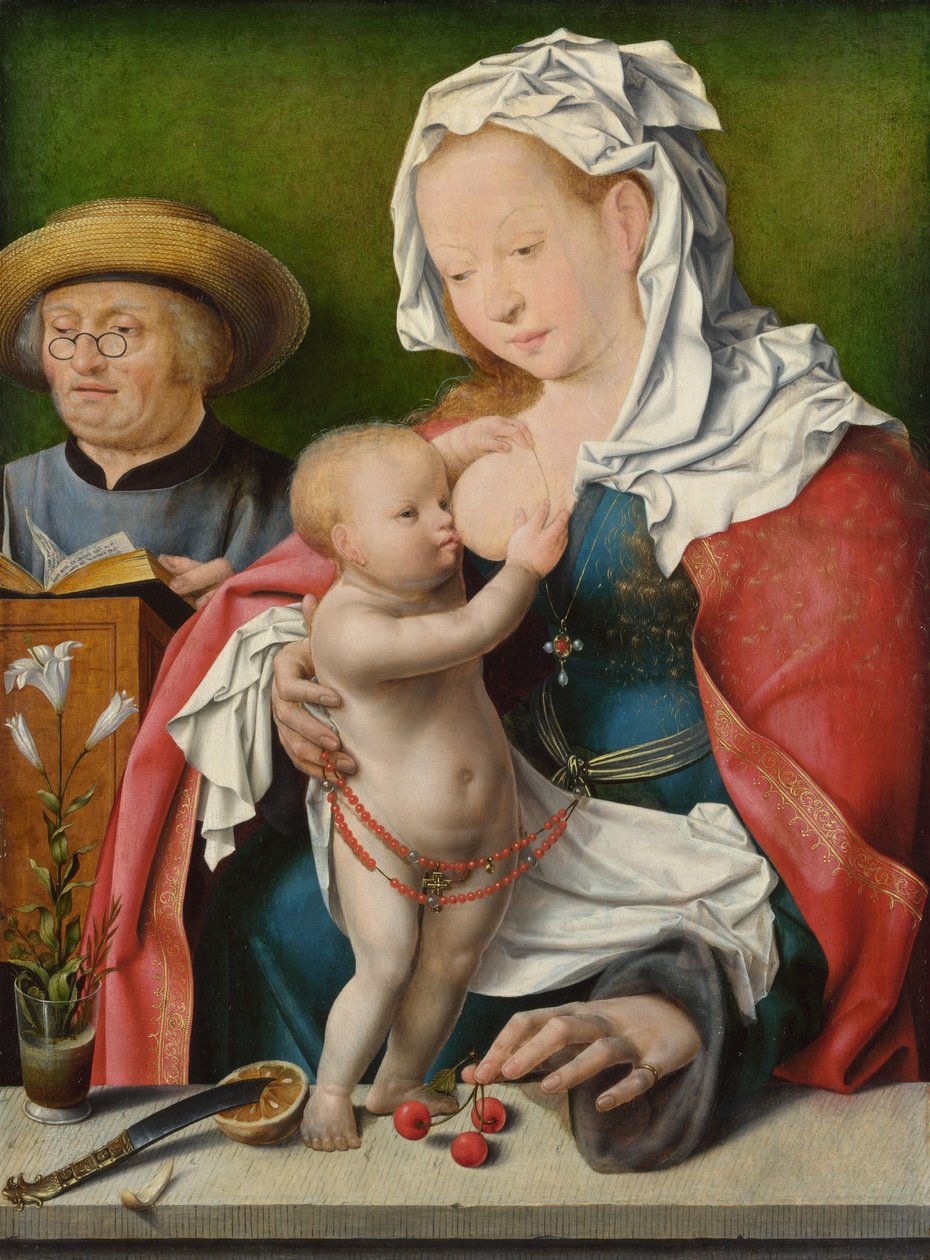 A Sagrada Família, c. 1520 de Joos van Cleve