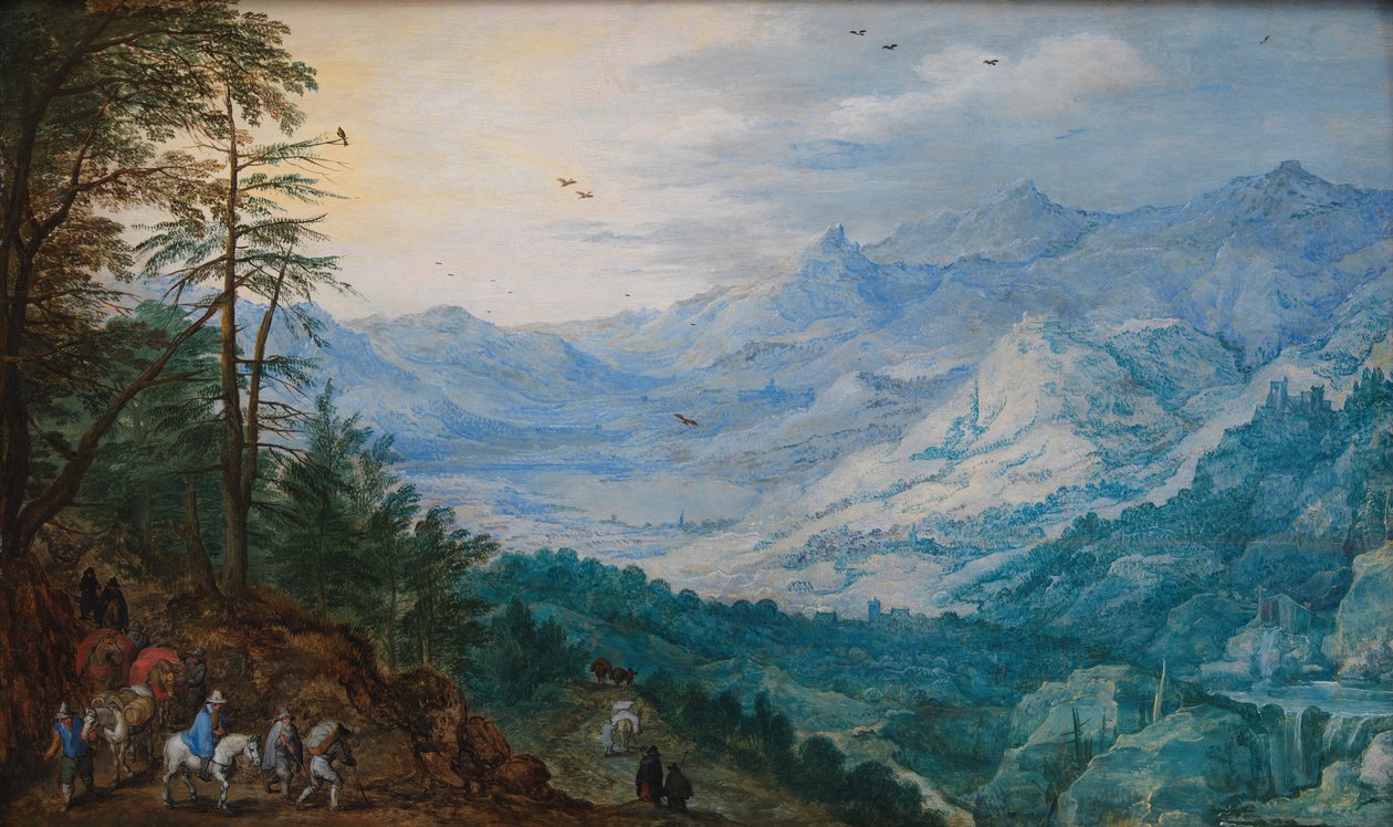 Paisagem rochosa de Joos de II Momper